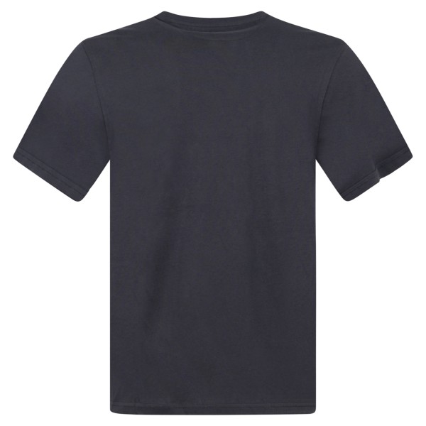 T-shirt blu in jersey di cotone per uomo